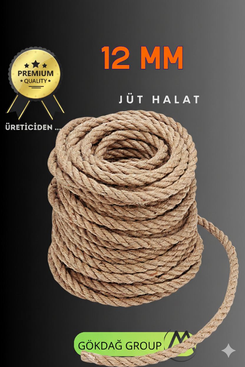 12mm Jüt Halat
