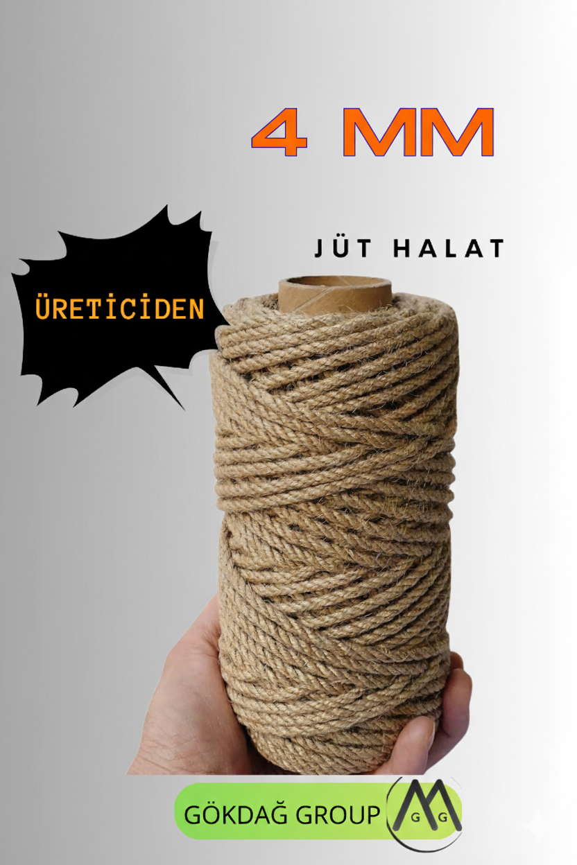4mm Jüt Halat