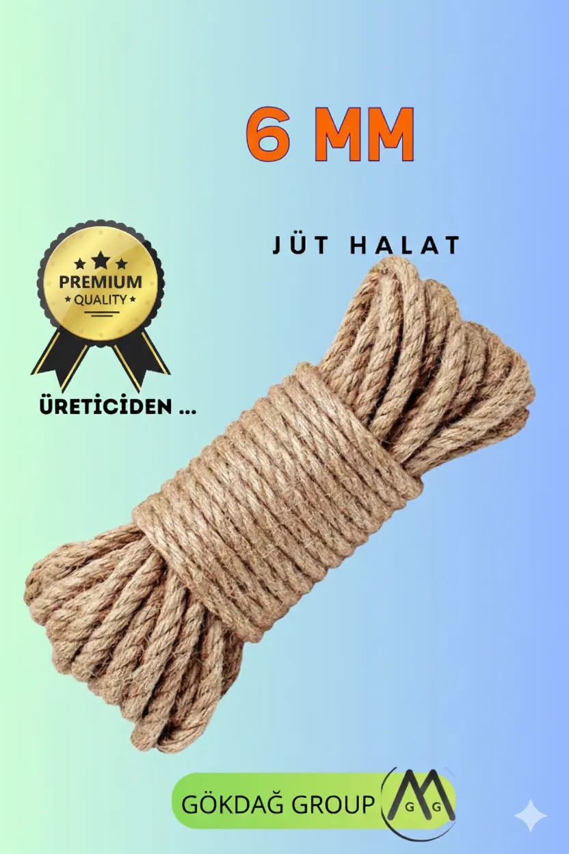 6mm Jüt Halat